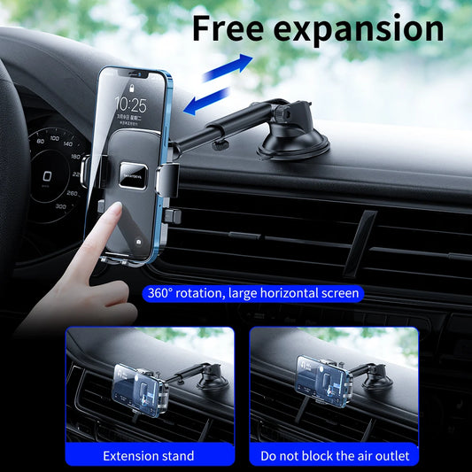 Car Phone Holder, Stand Gravity Dashboard Phone Holder, Universial Mobile Phone Support For iPhone 13 14 Xiaomi Samsung