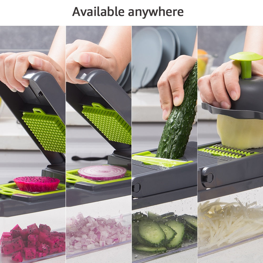 Modern kitchen, comfort and elegance, tools and more
 8In1Multifunctional Vegetable Cutter Potato Slicer Carrot Grater Kitchen Accessories Gadgets Steel Blade Kitchen Tool