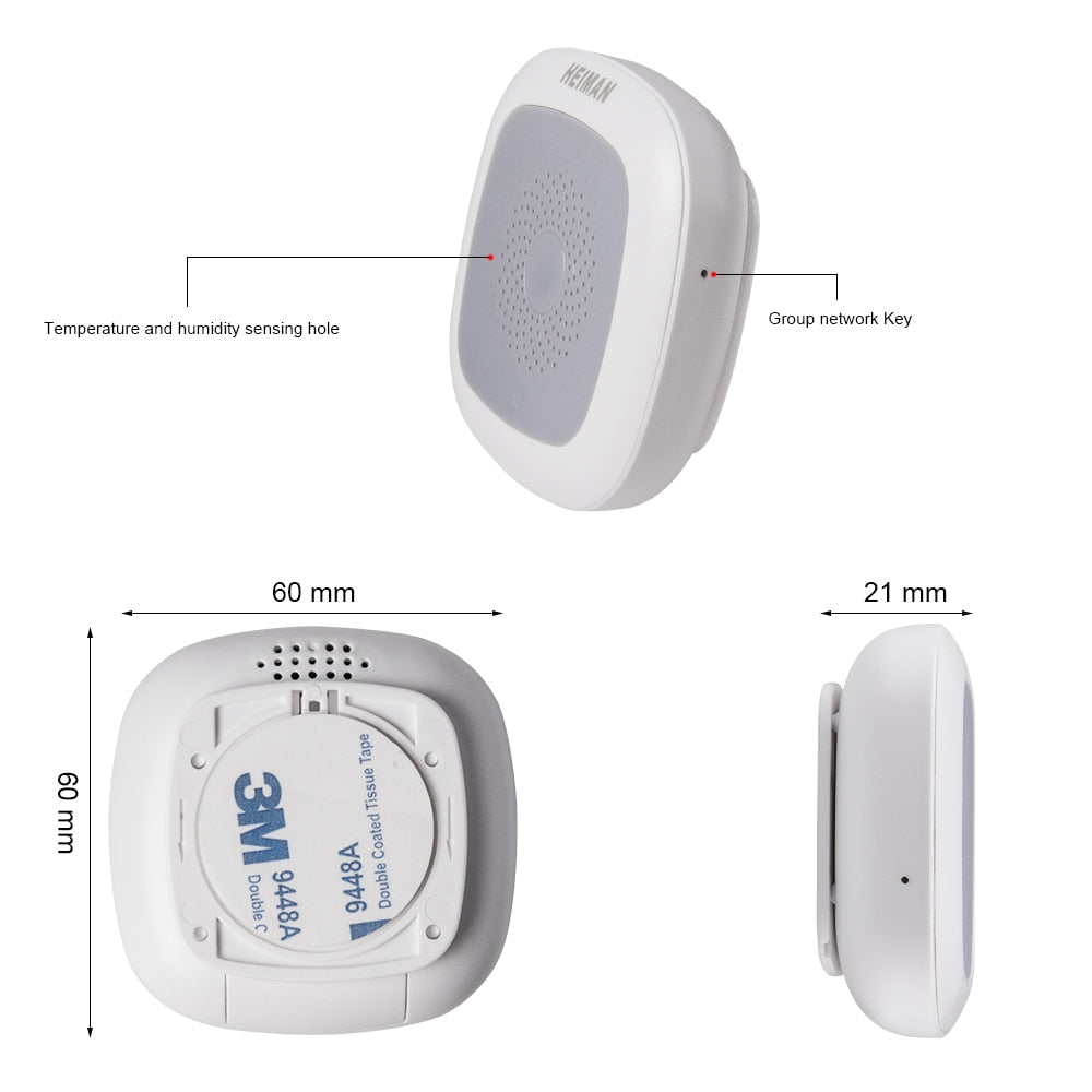 sensor home thermometer EU 868MHz fire alarm