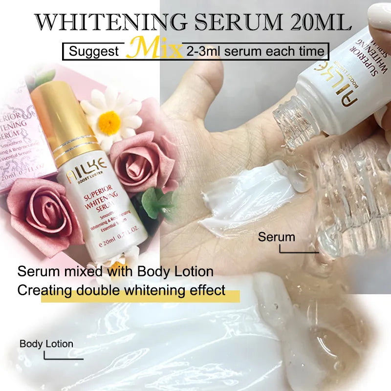 Whitening Black Spots Corrector, Body Skin Care Lotion, With Glutathion, Shea Butter, Collagen, Moisturizing Body Cream