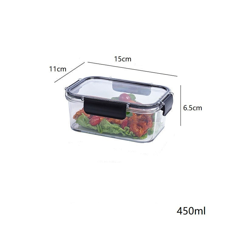 Modern kitchen, comfort and elegance PP+TRP Seal Box Kitchen Fridge Food Container Lunch Box Multi Capacity Save Space Fresh Vegetable Fruit Storage Boxes