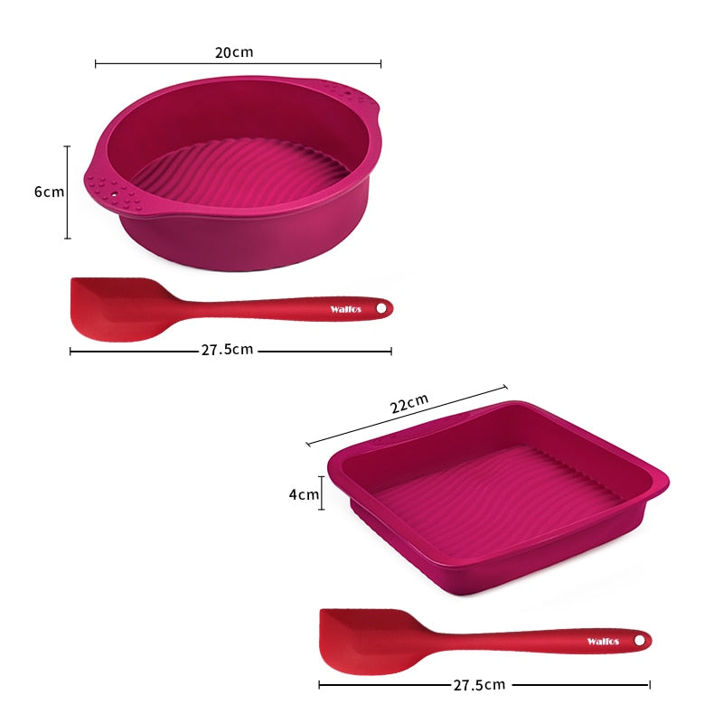 Modern kitchen, comfort and elegance, tools and more   Food Grade Silicone Cake Pan Big Size Baking Mold Butter Cake Mould Cake Pan Bread Pastry Tin  Mousse Mould