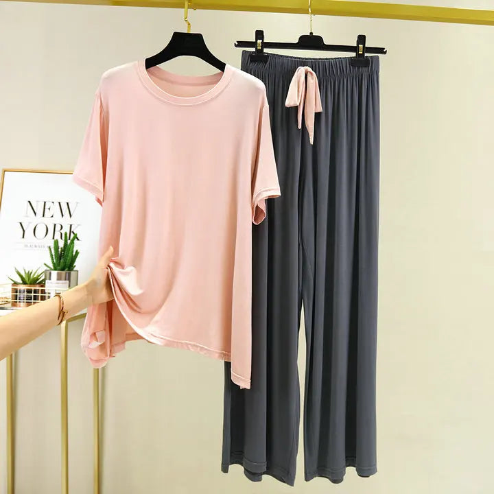 NEW Pajamas 3 Piece set new spring summer pajamas for women casual modal cotton sleepwear