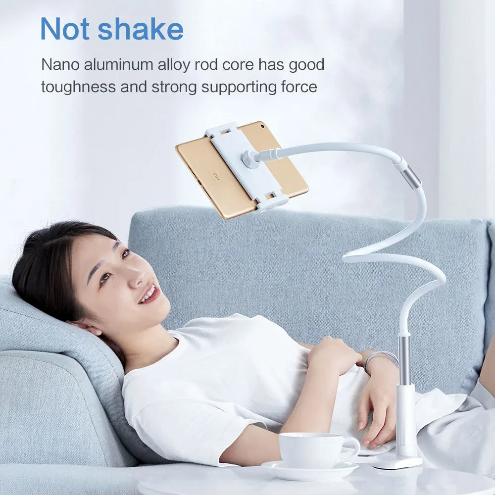 Universal Holder for Phone for iPad Foldable Holder for iPhone 12 Pro Max,, Bed Bedside Lazy Bracket 360 Clip