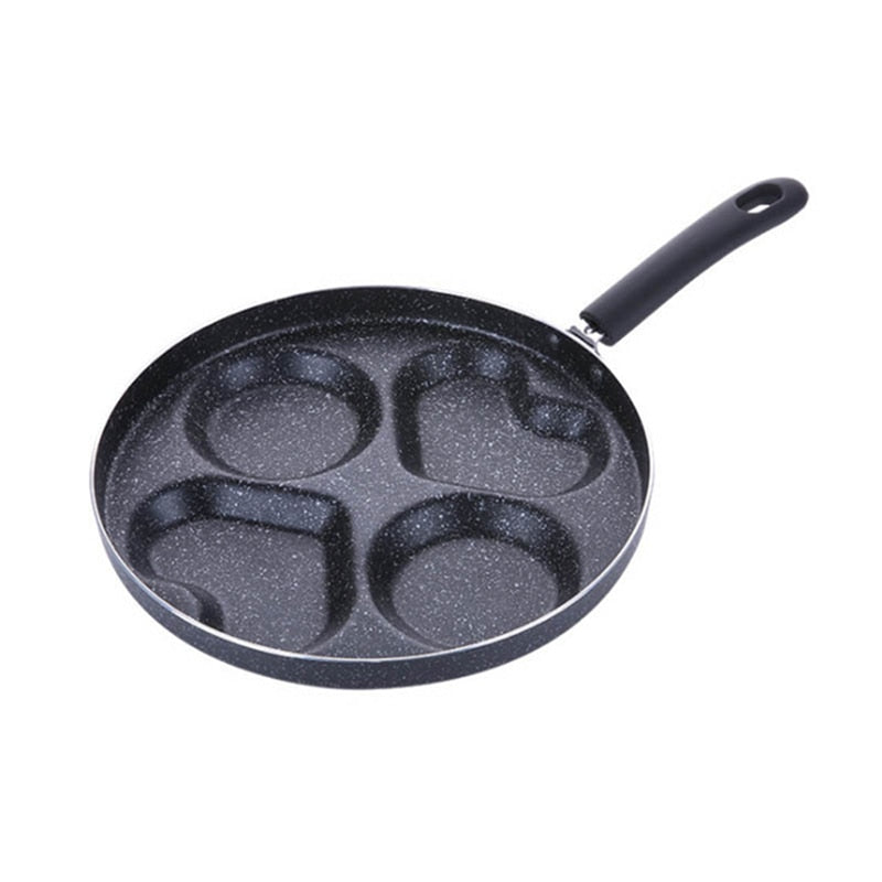 Modern kitchen, comfort and elegance, tools and more Nonstick Frying Pan 4 Units Cookware Fry Pan for Egg Pancake Steak Cooking Pan Pot for Gas Cooker Grill Skillet Pan