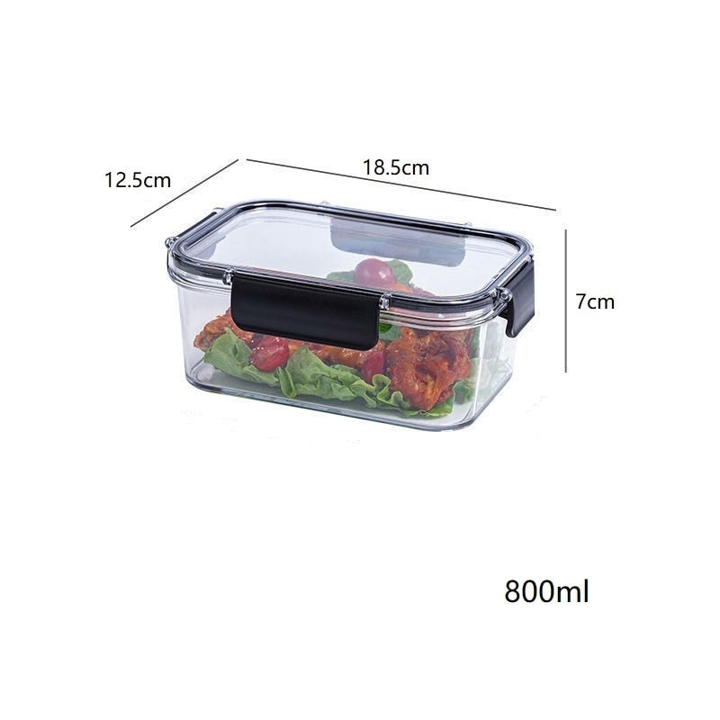 Modern kitchen, comfort and elegance PP+TRP Seal Box Kitchen Fridge Food Container Lunch Box Multi Capacity Save Space Fresh Vegetable Fruit Storage Boxes