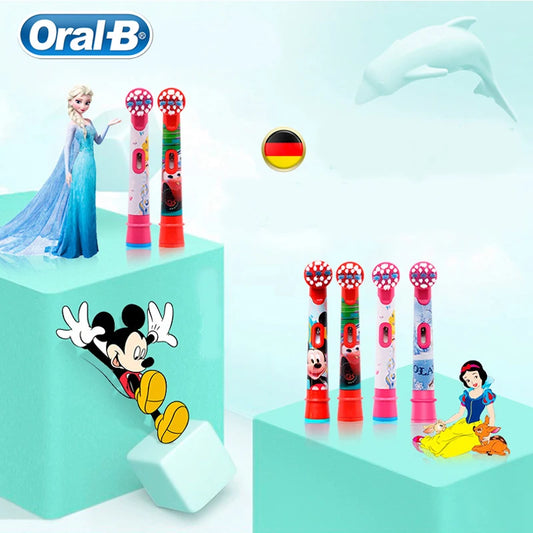 Replacement Brush Heads for Kids Stages Power Soft Brush for Kids Replaceable nozzles for electric toothbrush Oral-B kids