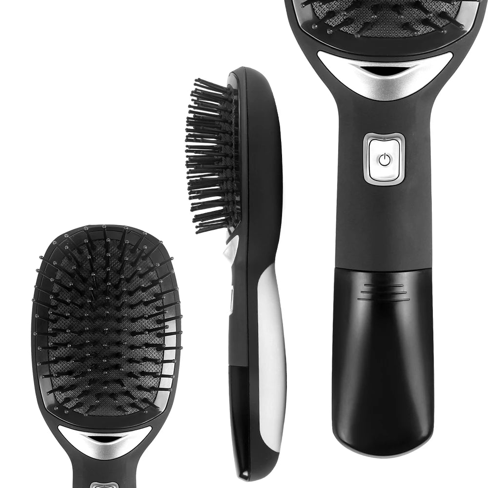 New Hairbrush Portable Electric , Hair Comb Anti-static Anti Frizz Negative Ions Scalp, Massage Comb Hair Styling Tool