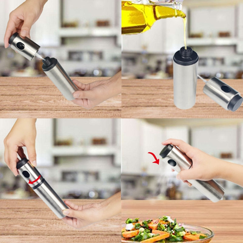 Modern kitchen, comfort and elegance, tools and more BBQ Baking Olive Oil Spray Bottle Oil Vinegar Spray Bottles Water Pump Gravy Boats Grill BBQ Sprayer Kitchen Tools Salad