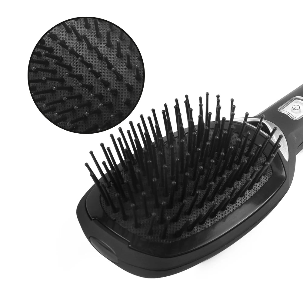 New Hairbrush Portable Electric , Hair Comb Anti-static Anti Frizz Negative Ions Scalp, Massage Comb Hair Styling Tool