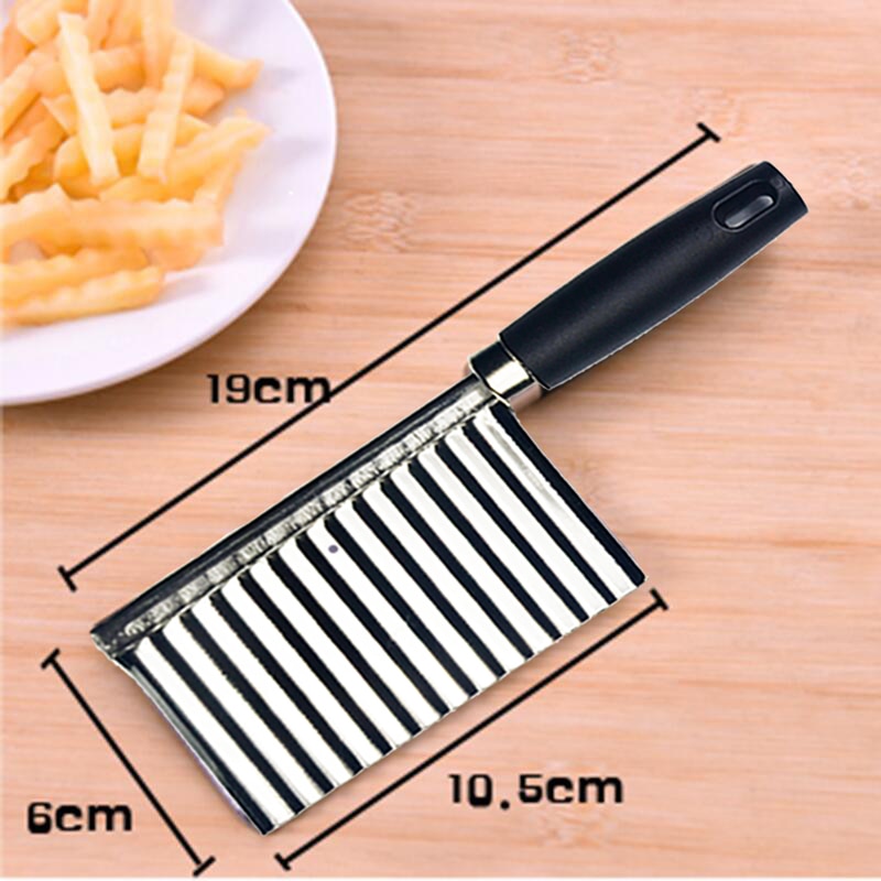 Modern kitchen, comfort and elegance, tools and more
Stainless Steel Potato Wavy Edged Knife Kitchen Gadget Vegetable Fruit Cutter Cooking Tools Kitchen Knives Accessories