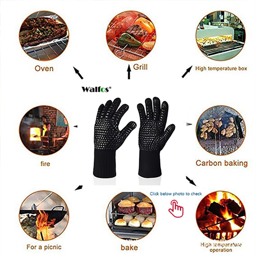 Silicone Oven Kitchen Glove Heat Resistant