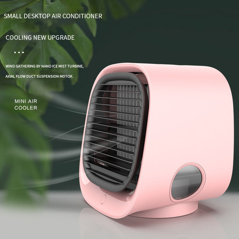 Mini Air Cooler USB Desktop Home Office Air Conditioner Fan Portable