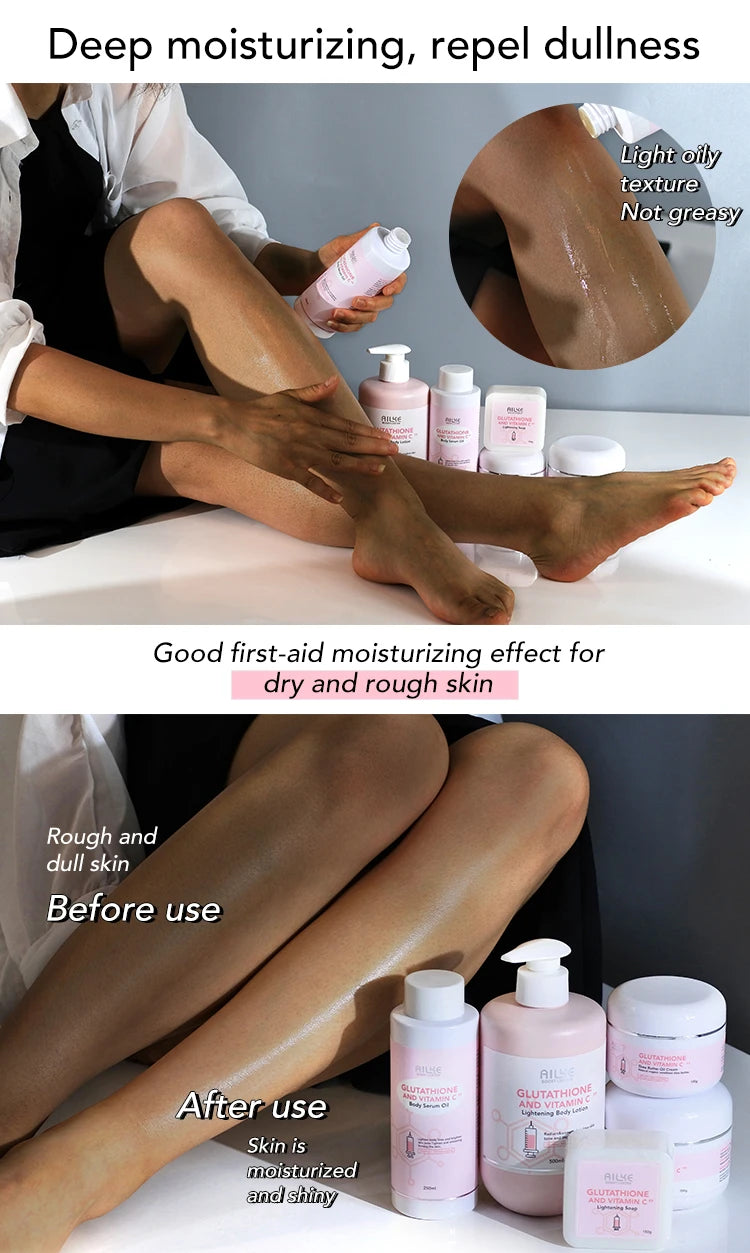 Whitening Black Spots Corrector, Body Skin Care Lotion, With Glutathion, Shea Butter, Collagen, Moisturizing Body Cream