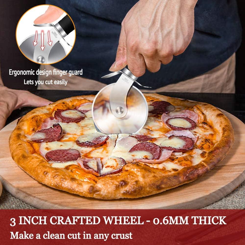 Modern kitchen, comfort and elegance, tools and more
 1pcs/2pcs Stainless Steel Pizza Cutter Professional Pizza Cutter Wheel with Anti-Slip Handle for Pizza Waffles Cookies