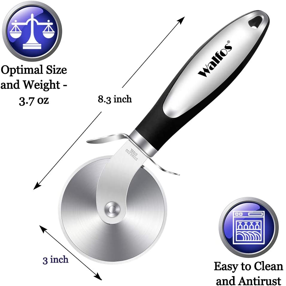 Modern kitchen, comfort and elegance, tools and more
 1pcs/2pcs Stainless Steel Pizza Cutter Professional Pizza Cutter Wheel with Anti-Slip Handle for Pizza Waffles Cookies