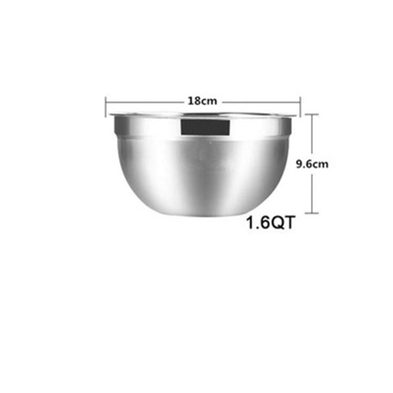 Modern kitchen, comfort and elegance, tools and more Stainless Steel Mixing Bowls Non Slip Nesting Whisking Bowls Set Mixing Bowls For Salad Vegetables Eggs Cooking Baking