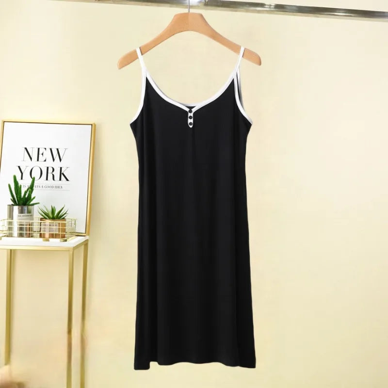 Spring/Summer  New Women's ,Nightdress Slip dress, Cotton Sling ,Nightdress Ladies ,Thin Dress ,Dress For Women