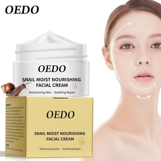 Snail Moisturizing Nourishing Cream Desalination Fine Line Shrinking Pore Firming Lifting Facial Skin Smoothing Facial Skin Care