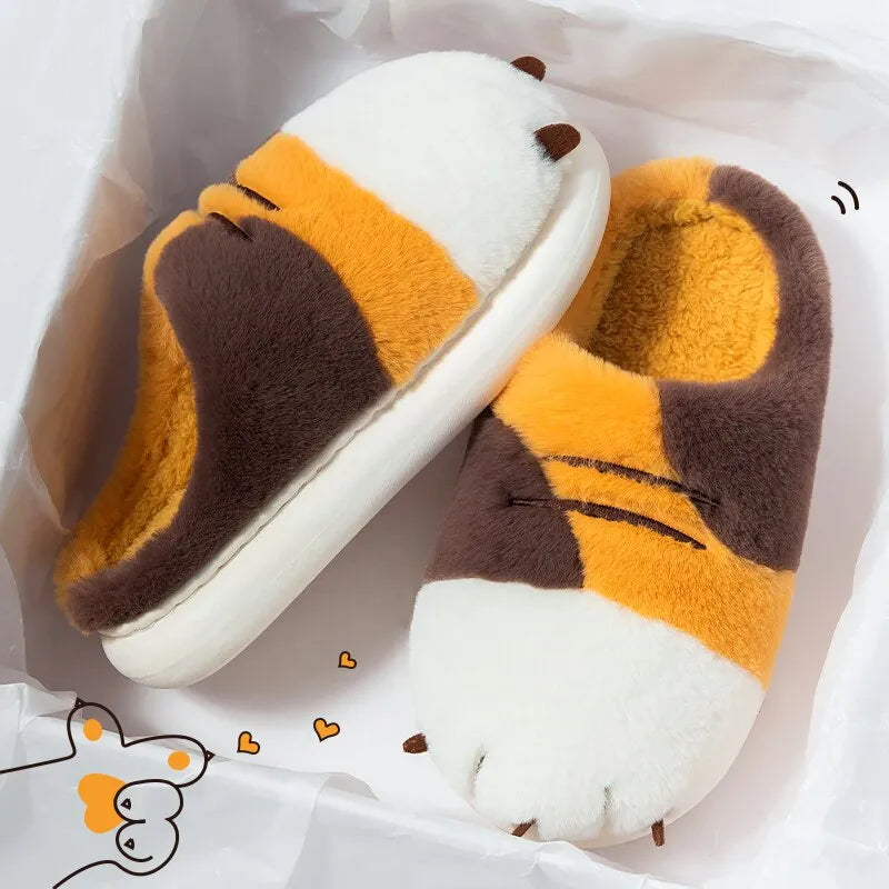 Slippers Women Home Cotton Indoor Cute