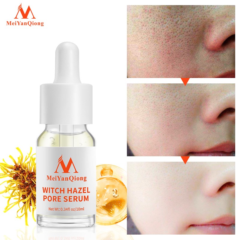 Witch Hazel Pore Reducing Essence Moisturizing hydrating Nourish Smooth Shrink Pore Brighten Skin Care Firming Facial Essence