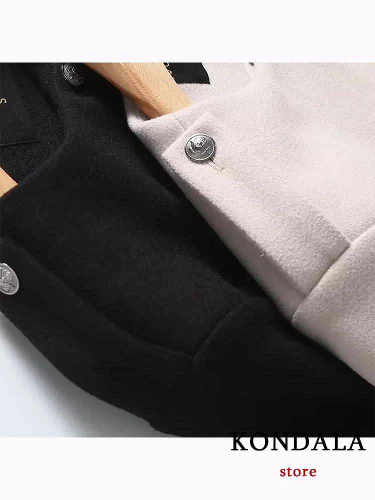 Women Elegant Classic Casual Jackets Coats Long Sleeve New Fashion Autumn Winter Jacket Outwear