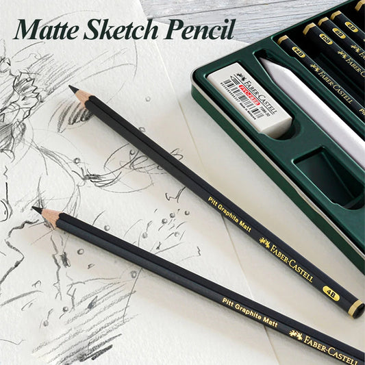 The finest stationery and office tools, elegance and luxury for multiple uses Faber-Castell Matte Sketch Pencil Painting Art Graphite Pencils Shading Writing Sketch Drawing Design Art Supplies