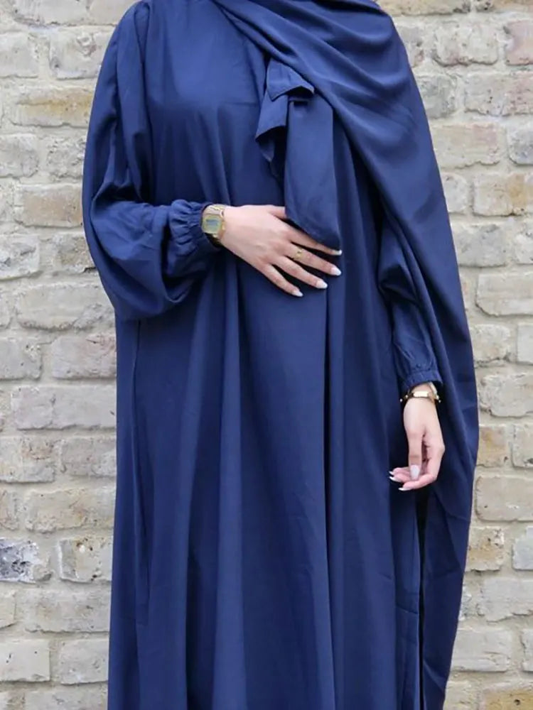 RETAL STYLE Abaya Jilbab for Women, Muslim Hijab Long Dress One Piece Prayer, Outfit Islamic Dubai Turkish Modest Abayas