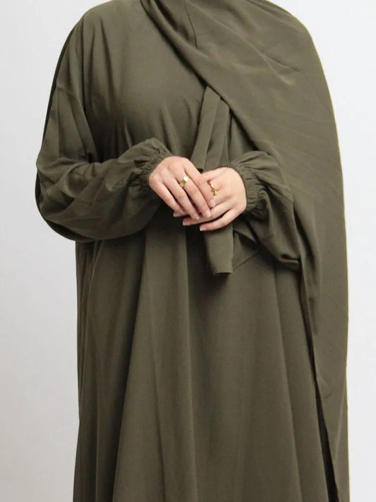 RETAL STYLE Abaya Jilbab for Women, Muslim Hijab Long Dress One Piece Prayer, Outfit Islamic Dubai Turkish Modest Abayas