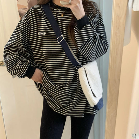 Maria @3 comfortable loose fit blouse Long Sleeve T-shirts