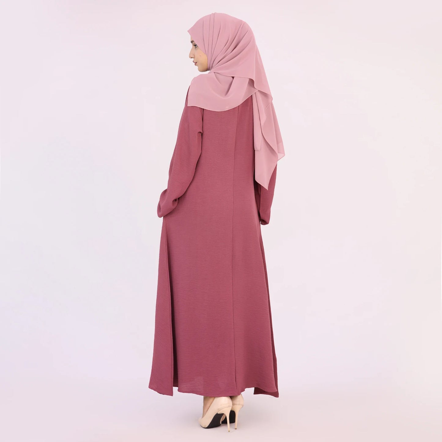 RETAL STYE abaya Simple Style Maxi Dresses for Muslim Women