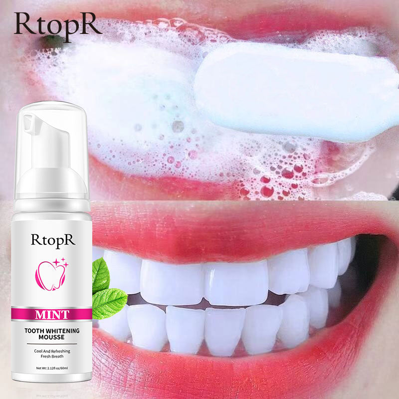 Mint Teeth Whitening Mousse Removal Macular Removal Smoke Stains Removal Dirt Brightening Clean Mouth Fresh Breath