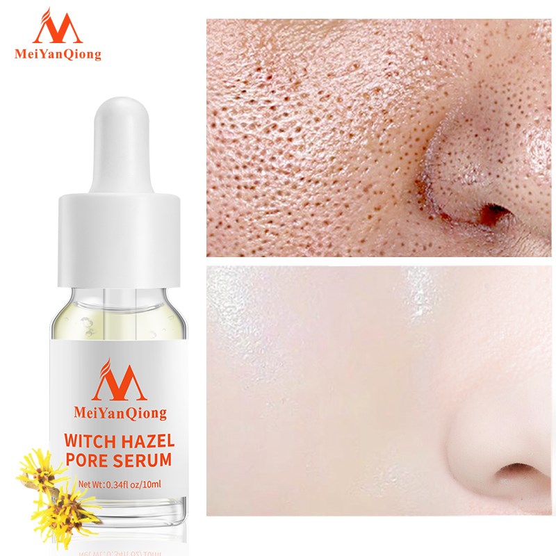 Witch Hazel Pore Reducing Essence Moisturizing hydrating Nourish Smooth Shrink Pore Brighten Skin Care Firming Facial Essence