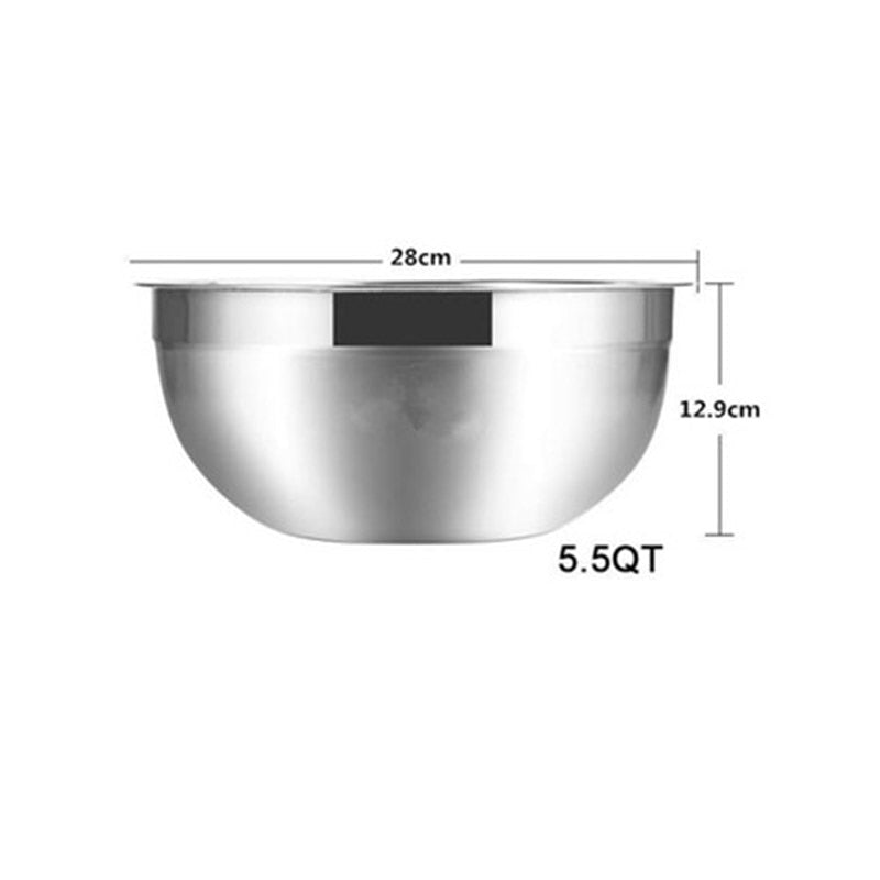 Modern kitchen, comfort and elegance, tools and more Stainless Steel Mixing Bowls Non Slip Nesting Whisking Bowls Set Mixing Bowls For Salad Vegetables Eggs Cooking Baking