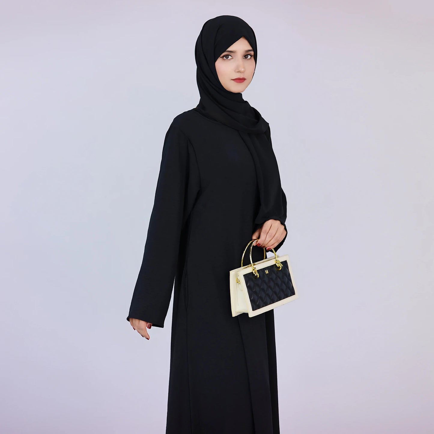 RETAL STYE abaya Simple Style Maxi Dresses for Muslim Women