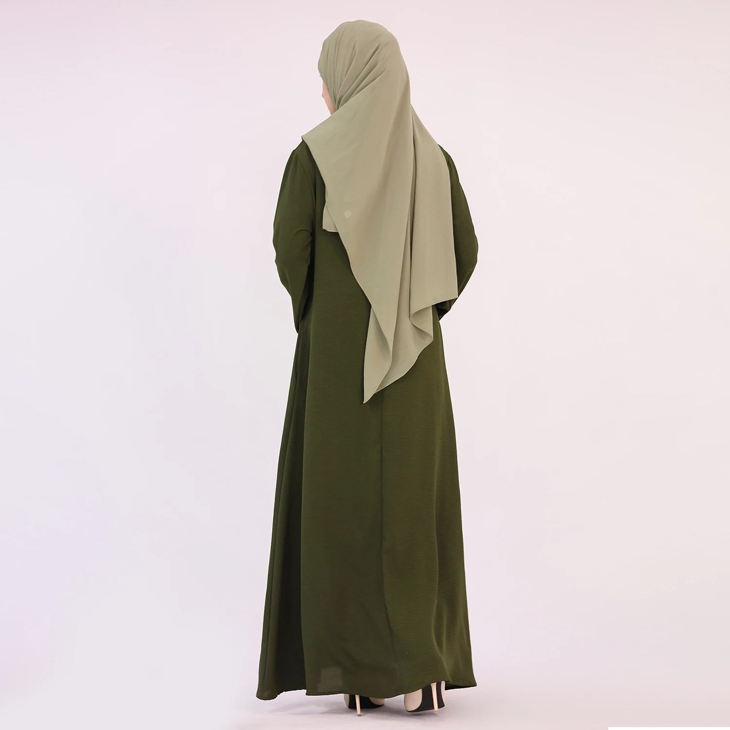 RETAL STYE abaya Simple Style Maxi Dresses for Muslim Women