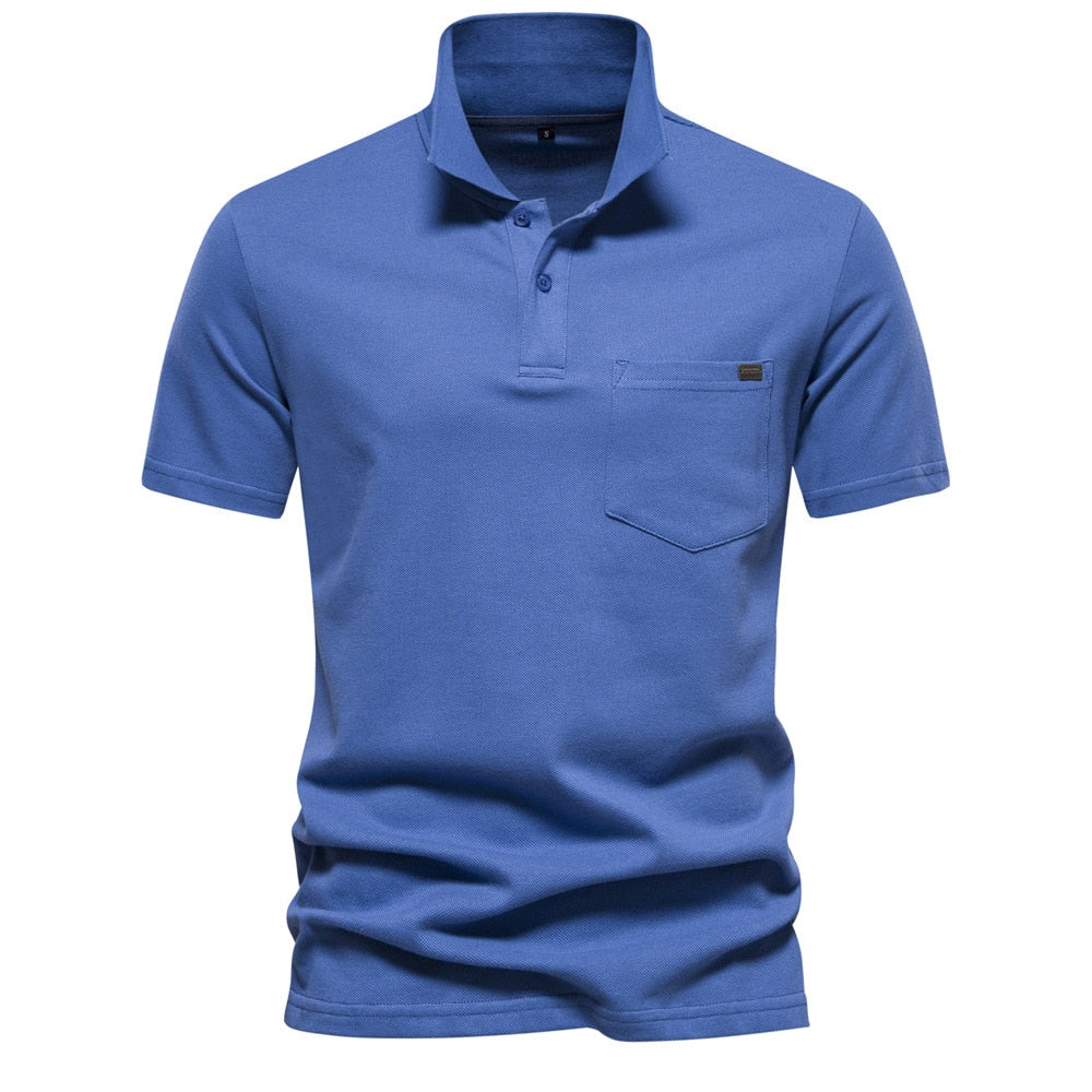 Polos Men's Summer Short Sleeve Breathable Golf Sports Polo