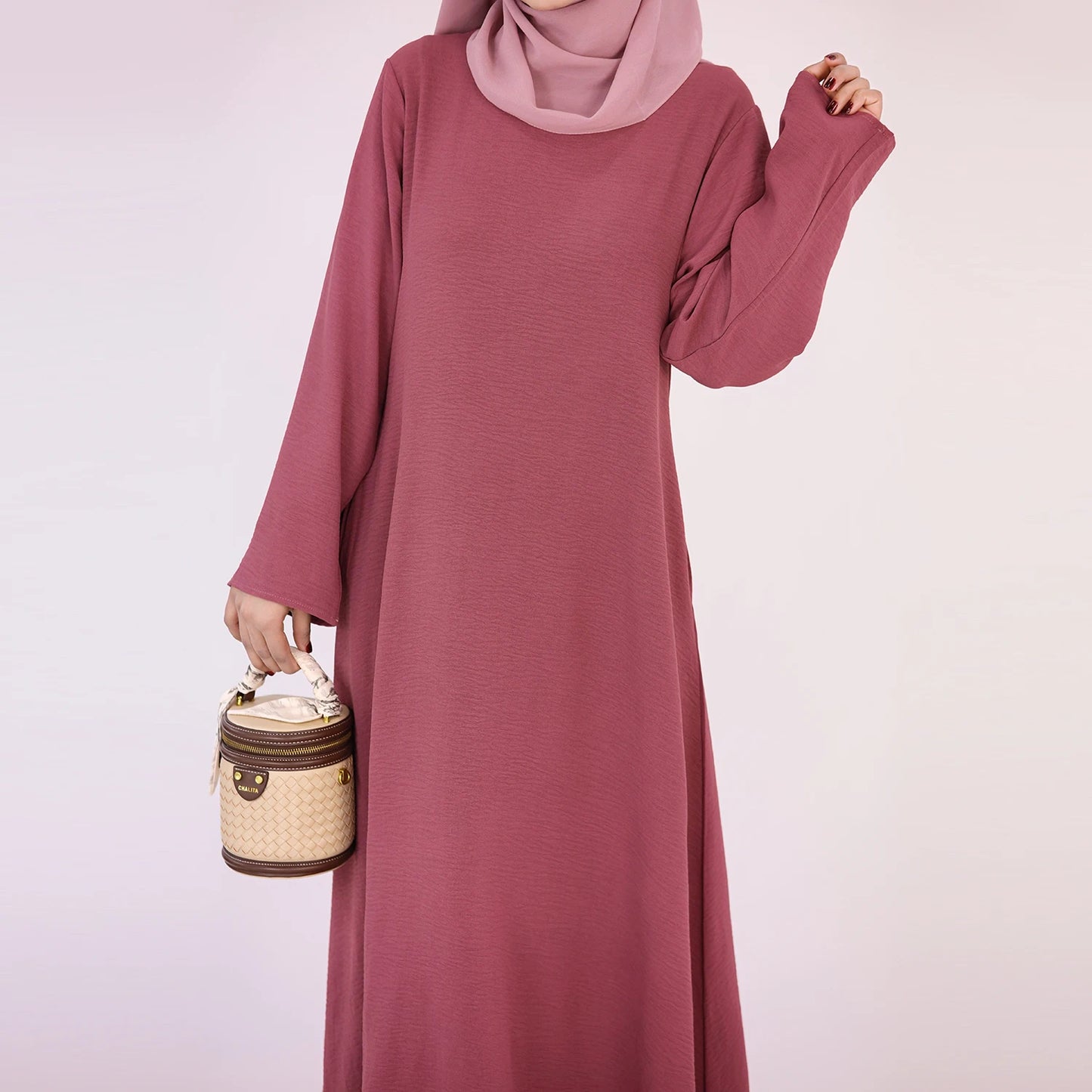 RETAL STYE abaya Simple Style Maxi Dresses for Muslim Women