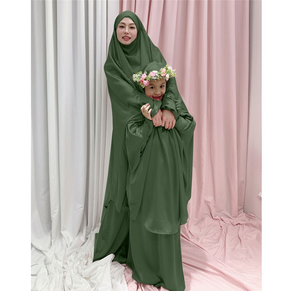 RETAL STAYLE & MORE  Girls Kids Muslim 2 Pieces Set Prayer