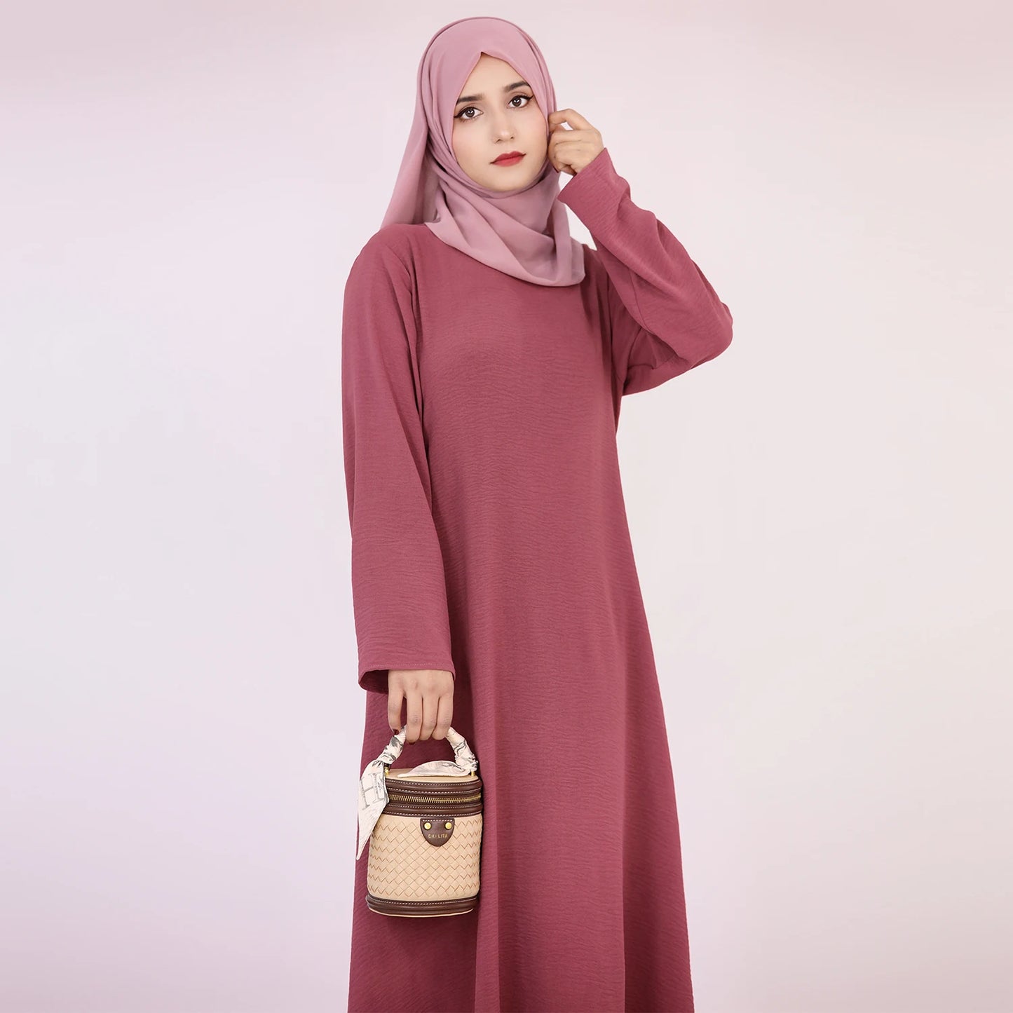 RETAL STYE abaya Simple Style Maxi Dresses for Muslim Women