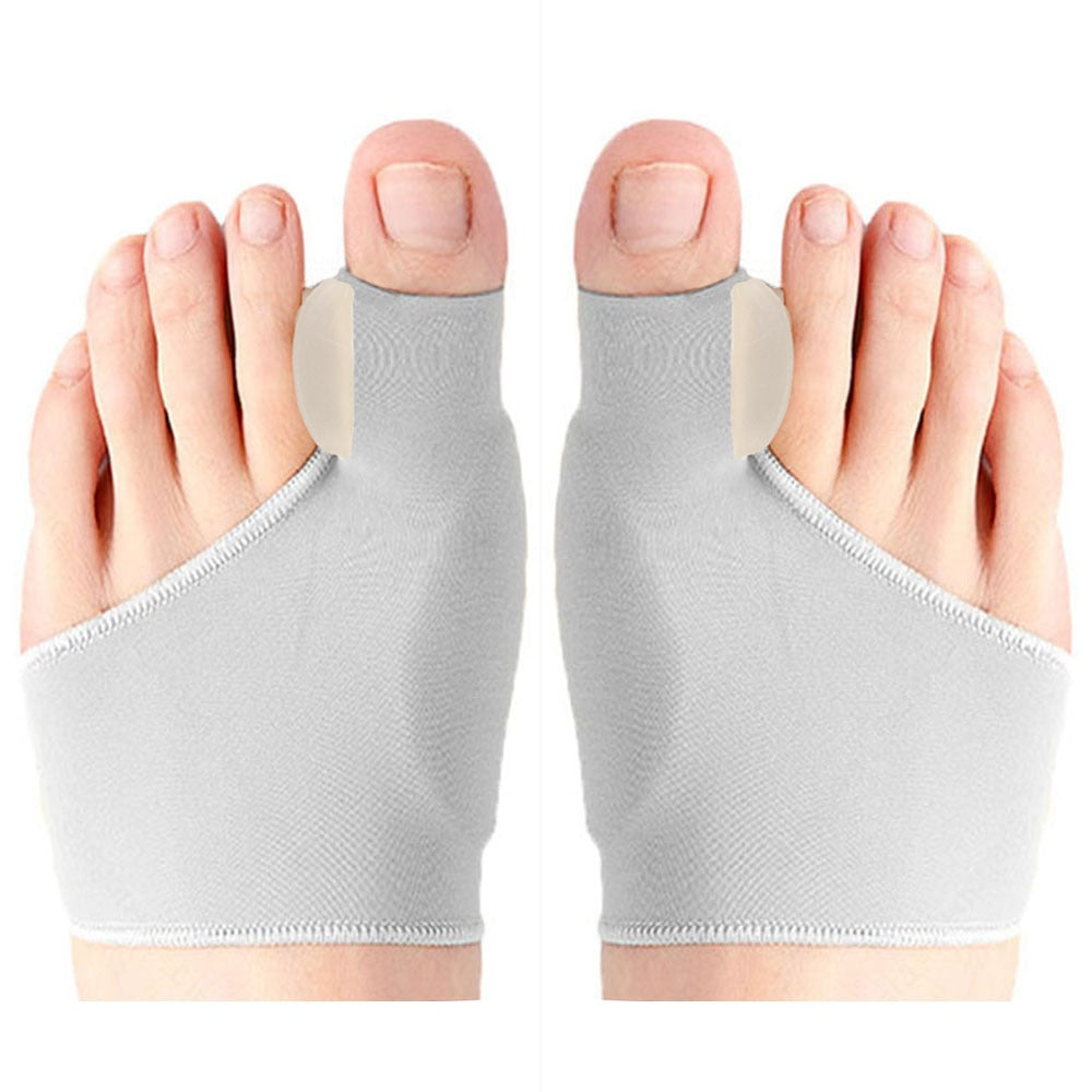 2pcs Toe Separator Valgus Bunion Corrector Orthotics Feet Bone Thumb Adjuster Correction