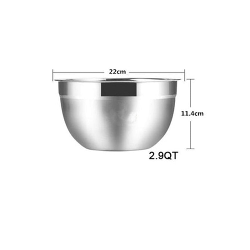 Modern kitchen, comfort and elegance, tools and more Stainless Steel Mixing Bowls Non Slip Nesting Whisking Bowls Set Mixing Bowls For Salad Vegetables Eggs Cooking Baking