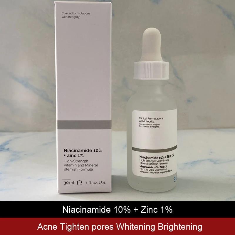 Original 30ml Niacinamide 10% + Zinc 1% Face Serum Skin Care Products Oil Whitening Moisturizer Essence Hydrating Balance