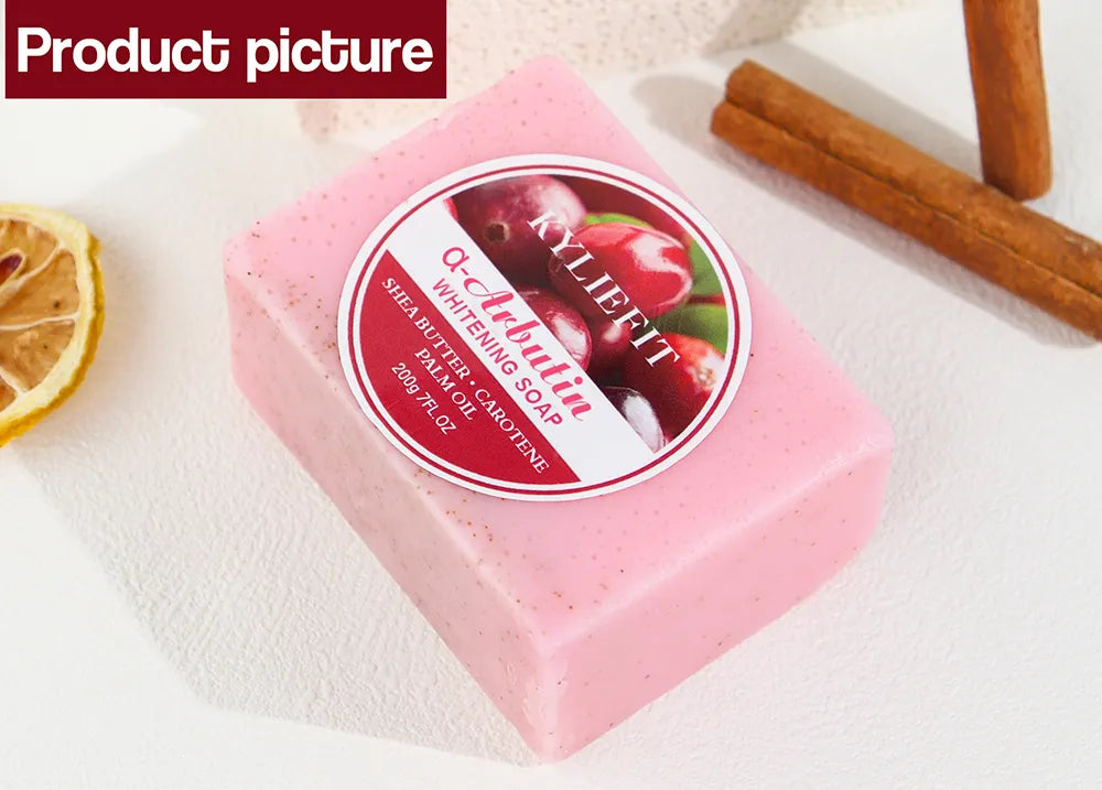 Whitening Soap Bar for Face & Body, Brightening Soap, Wash for Dark Spots, Intimate Areas, Underarms, Cleanses Skin