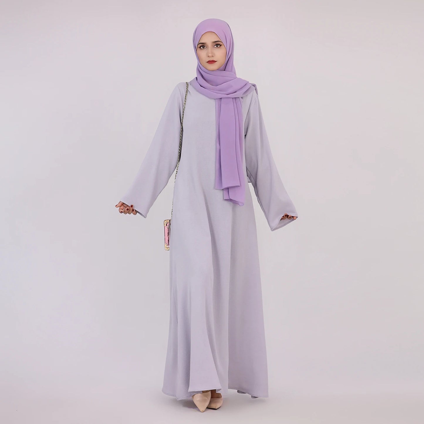 RETAL STYE abaya Simple Style Maxi Dresses for Muslim Women