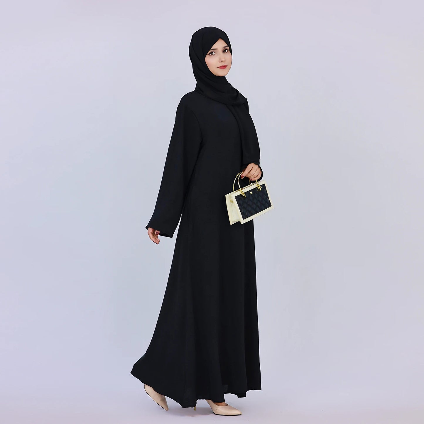 RETAL STYE abaya Simple Style Maxi Dresses for Muslim Women