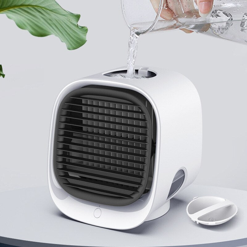 Mini Air Cooler USB Desktop Home Office Air Conditioner Fan Portable