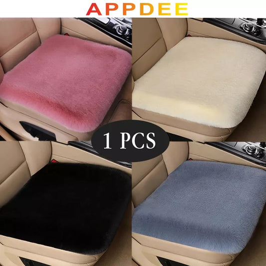 universal winter car seat cushion imitation rabbit fur car