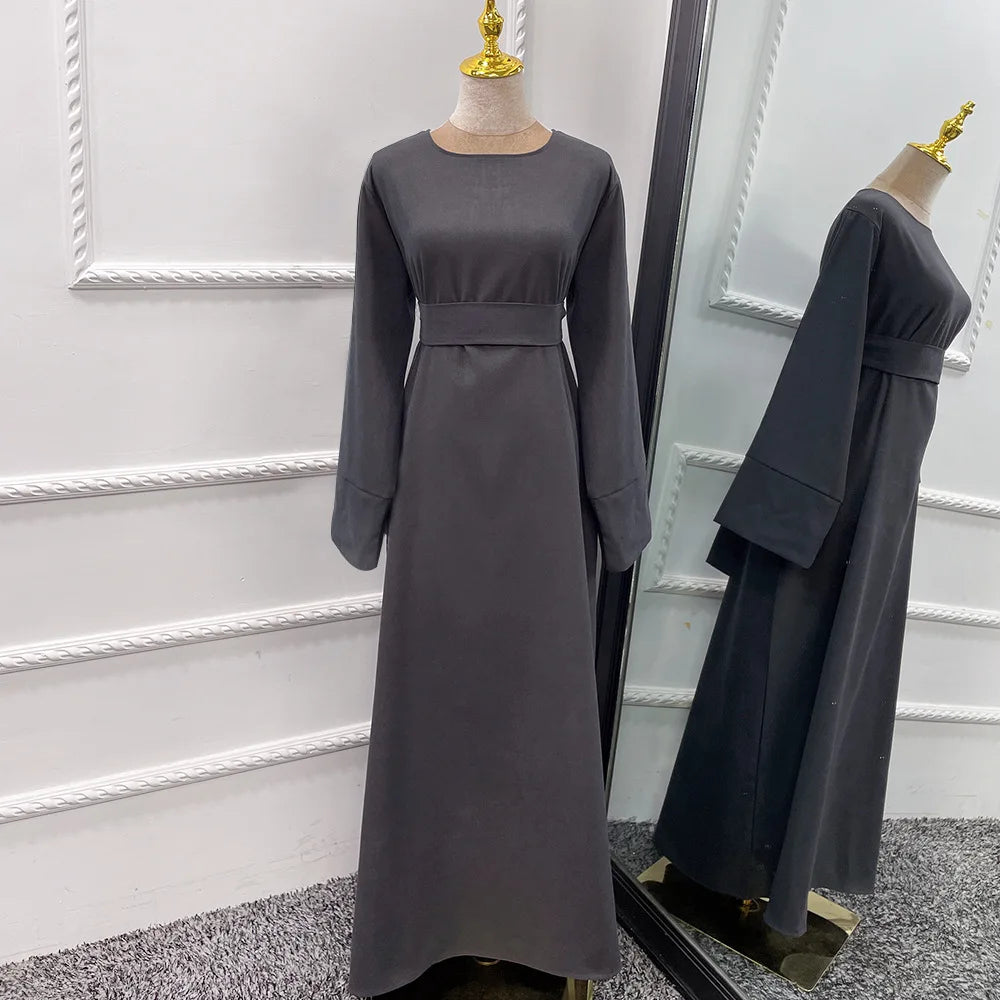 RETAL STYLE Winter Abaya Muslim  (No Scarf)