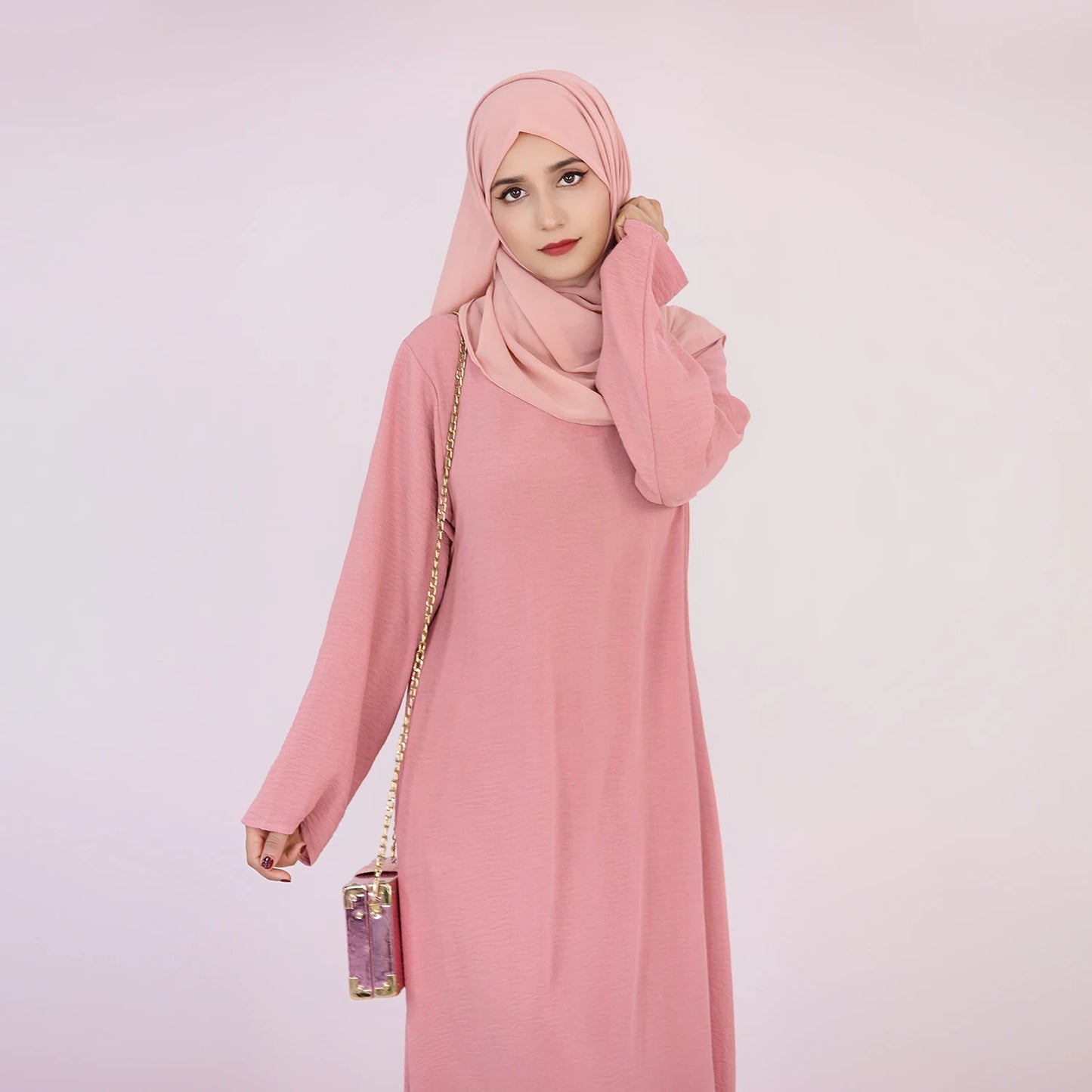 RETAL STYE abaya Simple Style Maxi Dresses for Muslim Women